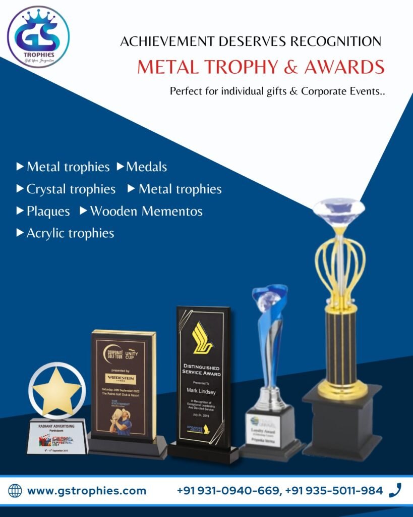 Achievement Deserves Recognition Trophy Awards